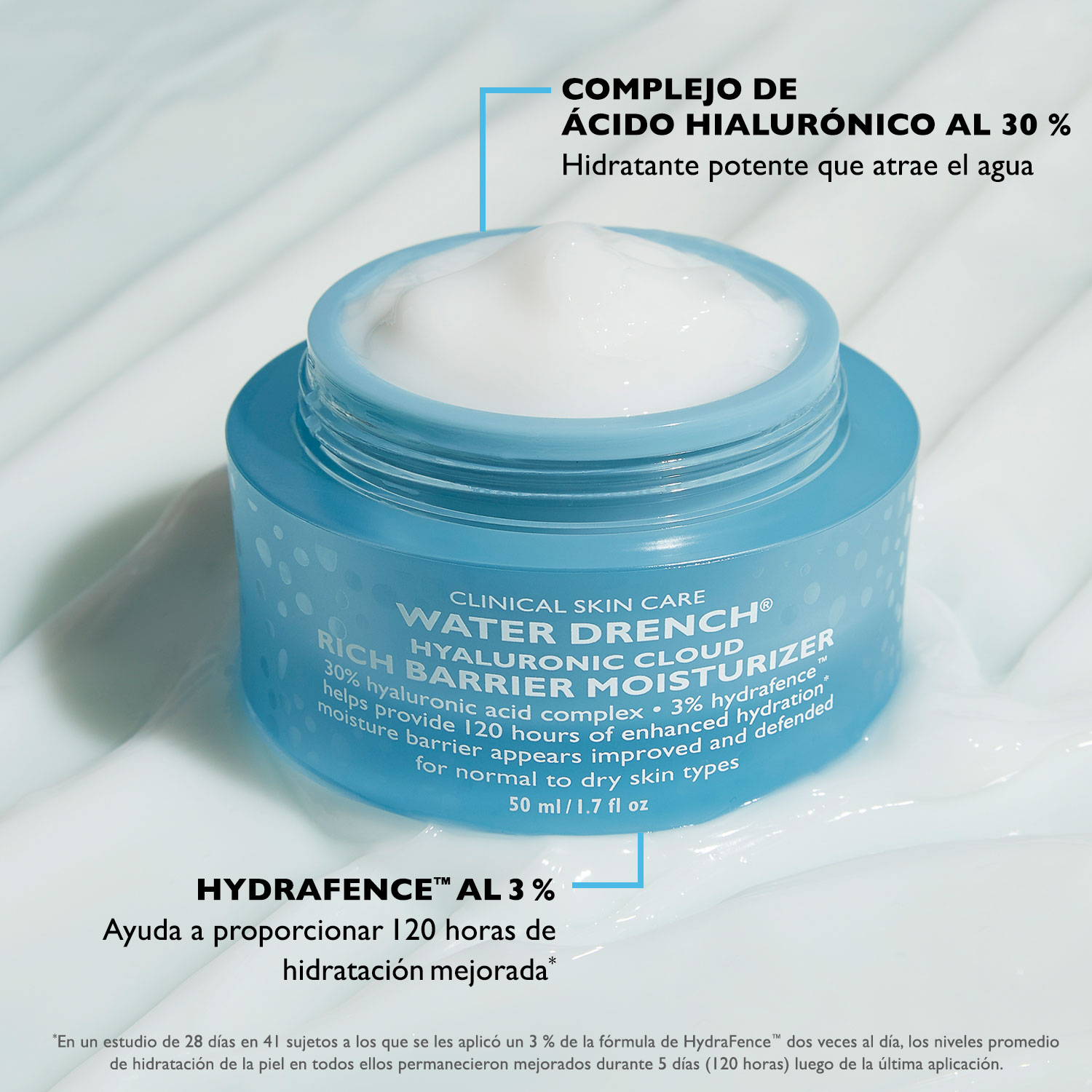 WATER DRENCH® HYALURONIC CLOUD RICH BARRIER MOISTURIZER (CREMA HIDRATANTE)